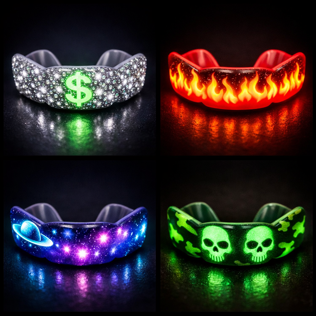 Pre order now Women’s Elite butterfly rainbow mouth gaurd