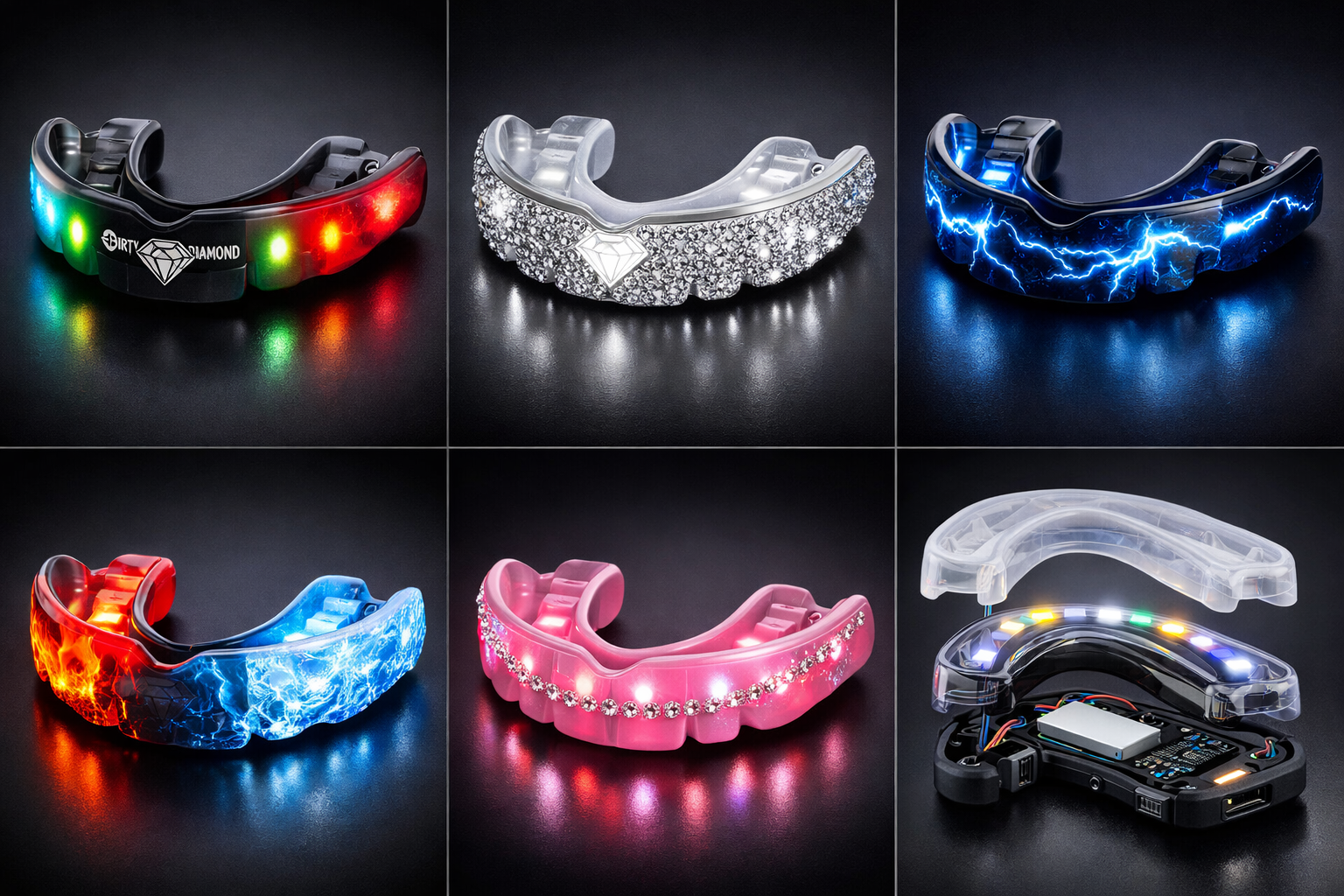 Pre order now Women’s Elite butterfly rainbow mouth gaurd