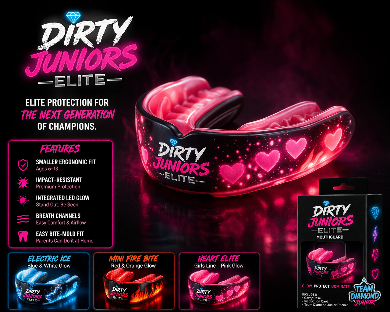 DirtyDiamond Juniors Elite for kids coming soon